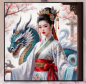 Preview: Diamond Painting Chinesische Mythologie mit Drache